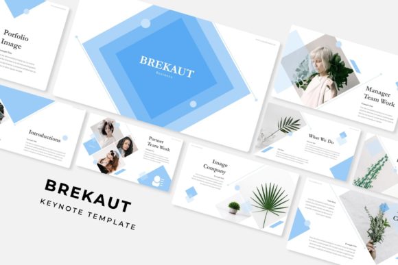 Brekaut Keynote Template: 150 Slides of Design