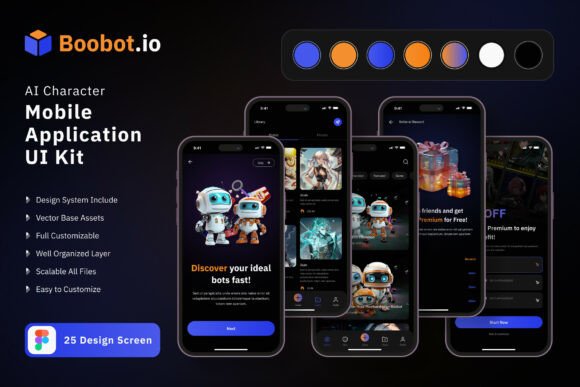 Building Apps with Ai Character Mobile UI KIT
