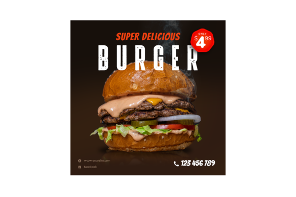 Burger Instagram Post Banner Template: A Comprehensive Guide to Effective Social Media Design