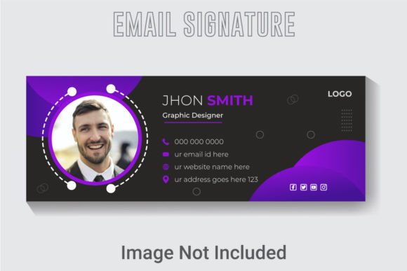 Crafting Professional Impressions with the Creative Vector Email Signature Template