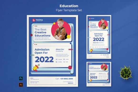 Education Flyer Set Template: Eye-Catching Design for Any Event