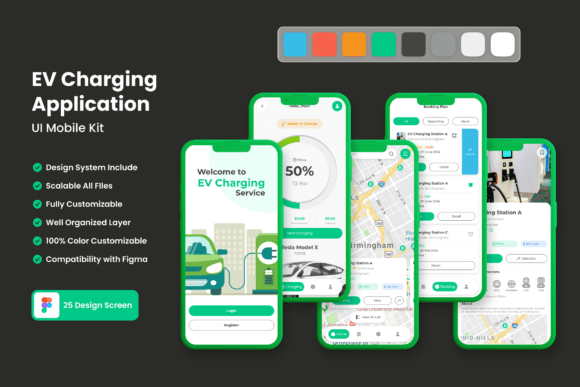 EV Charging Mobile UI Kit: A Practical Resource for App Development