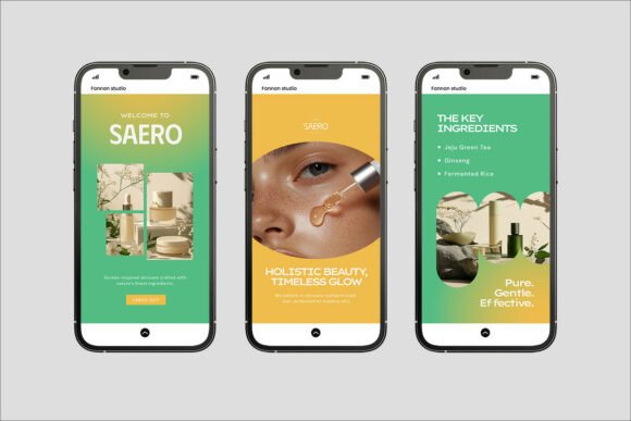 Saero – Instagram Story Templates for Professional Social Media Design