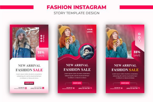 Winter Fashion Sale Instagram Story Template